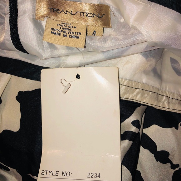 🆕NWT Transitions Silk Trumpet Skirt - Picture 6 of 8